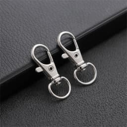 10/30/50/100Pcs Key Chain Clip Hooks Swivel Clasps Lanyard Snap Hook Lobster Claw Clasp for Keychain DIY Jewelry Crafts