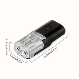 20-100P Double Wire Plug-in Connectors with Locking Buckle Car Wire 2 Way Terminal Block Waterproof Quick Connector Cable Clamps