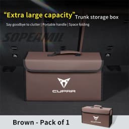For Cupra Ateca Born Leon IBIZA Raval Formentor Terramar Tavascan Car Trunk Storage Box Capacity Foldable Stowing Tidying Bag