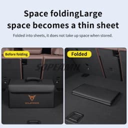 For Cupra Ateca Born Leon IBIZA Raval Formentor Terramar Tavascan Car Trunk Storage Box Capacity Foldable Stowing Tidying Bag