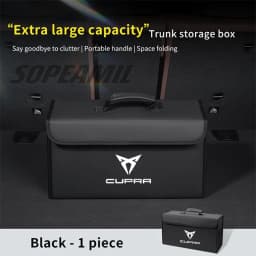 For Cupra Ateca Born Leon IBIZA Raval Formentor Terramar Tavascan Car Trunk Storage Box Capacity Foldable Stowing Tidying Bag