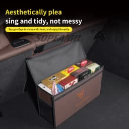 For Cupra Ateca Born Leon IBIZA Raval Formentor Terramar Tavascan Car Trunk Storage Box Capacity Foldable Stowing Tidying Bag