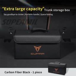For Cupra Ateca Born Leon IBIZA Raval Formentor Terramar Tavascan Car Trunk Storage Box Capacity Foldable Stowing Tidying Bag