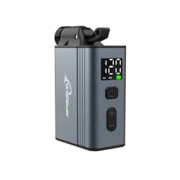 Mini Portable Electric Air Pump Bike Tire Inflator 120PSI with Screen Fast Charging with Presta Schrader Dunlop & Clik Valves