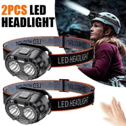 Powerful LED Headlamp IPX4 Waterproof Emergency Head Flashlight 250LM XPE LED Headlamp 500mAh for Outdoor Fishing Camping Hiking