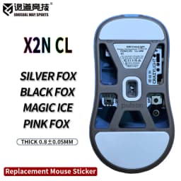 UnusualWaySports Mouse Skates Feet Pulsar X2N CrazyLight CL Cambered Surface PTFE Anti Collapse Magic Ice Pink Black Silver Fox