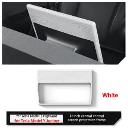 for Tesla Model Y L Juniper 2026 16inch Center Console Screen Protection Frame Strip White Screen Edge Protector TSL YL Standard
