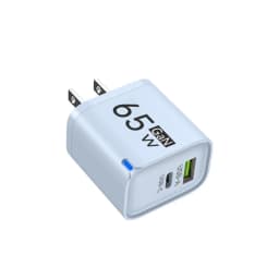 65W GaN USB C Charger 3 Ports Fast Charging Mobile Phone Adapter QC3.0 Wall for iPhone 16 17 Samsung Xiaomi Huawei EU US UK Plug