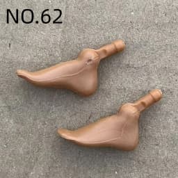 1/6 Scale Slim Monster Doll Parts - Elbows Feet Hands in Black White Brown Beige with Long Nail Options for Doll Accessories
