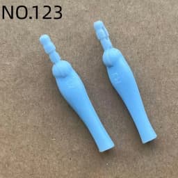 1/6 Scale Slim Monster Doll Parts - Elbows Feet Hands in Black White Brown Beige with Long Nail Options for Doll Accessories