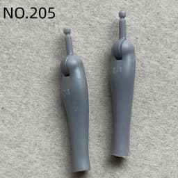 1/6 Scale Slim Monster Doll Parts - Elbows Feet Hands in Black White Brown Beige with Long Nail Options for Doll Accessories