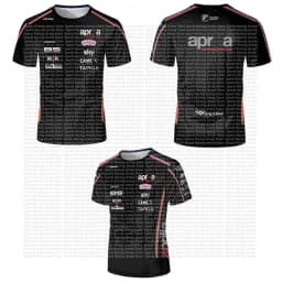 Men's Black Racing Style 3d Print T-shirt Short Sleeve Crew Neck Sports Team Inspired Tee Casual Motorcycle Fan Shirt For Summer