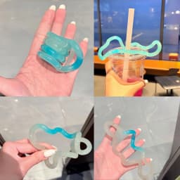Deformable Gradient Silicone Rope Fidget Toy Stress Relief Deformation Knot Toy Fun Educational Antiestrés Juguetes