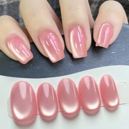 BORN PRETTY 10ml Pink Glass Bead Cat Magnetic Gel Nail Polish Spring Moonlight Jelly Crystal Semi Permanent Soak Off Manicure
