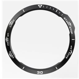 For Garmin fenix 6X/6X Pro/6X Sapphire Watch Bezel Ring Stainless Steel Sculptured Time Units Adhesive Anti-scratch Cover Rings