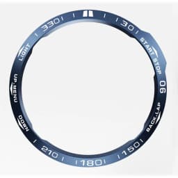 For Garmin fenix 6X/6X Pro/6X Sapphire Watch Bezel Ring Stainless Steel Sculptured Time Units Adhesive Anti-scratch Cover Rings