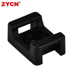 100Pcs Cable Tie Saddle Type Plastic Mount Base Wire Holder Fixing Seat USB Charging Data Line Winder Nylon HC-1/2/3/4/5 STM