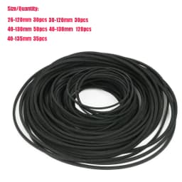 30-120pack Universal Mix Replacement Rubber CD DVD Rubber Belt Turntable New Assorted Strap Cassette Tape Recorder Cassette Tape