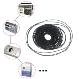 30-120pack Universal Mix Replacement Rubber CD DVD Rubber Belt Turntable New Assorted Strap Cassette Tape Recorder Cassette Tape