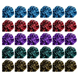 Fox Smiling Dart Flights Set 60PCS Multiple Styles Colorful PET Darts Flights Professional Darts Newly Dart Accessories