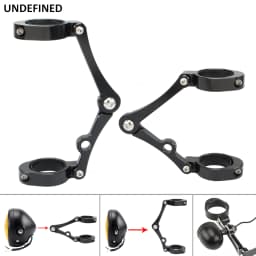 33mm-58mm Headlight Bracket Mount Clamp Fork Tube Light Holder 54mm 49mm 45mm 41mm 37mm Motorcycle Bobber Cafe Racer Universal