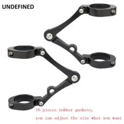 33mm-58mm Headlight Bracket Mount Clamp Fork Tube Light Holder 54mm 49mm 45mm 41mm 37mm Motorcycle Bobber Cafe Racer Universal