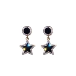 Black Hanging Long Earrings for Women Triangle Square Statement Drop Earrings 2025 Boucle Oreille Femme Fashion Jewelry