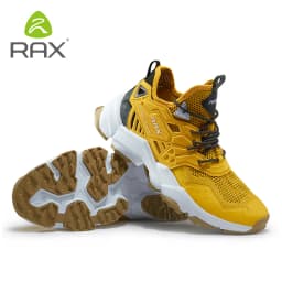 Rax Men Hiking Shoes Breathable Outdoor Sports Sneakers for Men Lightweight Mountain Climbing Trekking Shoes Lightweight Shoes