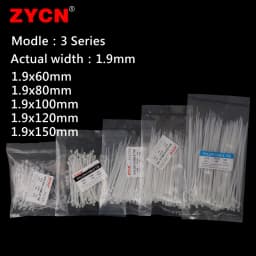 500pcs Self-Locking Nylon Cable Ties Set 3.5*250 4.5*300 Plastic Zip Loop Wire 4-6-8-10-12inch Wrap Fixed Binding High Tensile