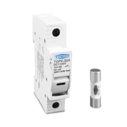 TOMZN 1P Solar PV 1100V Fuse Holder Suitable For 10*38mm PV Fuse Link Solar System Protection Base Photovoltaic Protector GPV