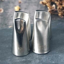 #225 Piping Nozzle Korea Bean Paste Rose Petal Icing Tips Cake Decorating Nozzles Cream Pasting Tools Medium Size