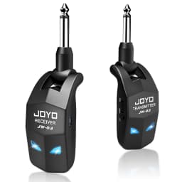 JOYO JW-03 Wireless Guitar System 2.4GHz Rechargeable Transmitter & Receiver 4 Channel Low Latency for Electric Guitar Bass Amp