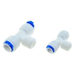 RO Water Quick Pipe Fitting 1/4 3/8 OD Hose 1/8 1/4 1/2 3/8 Male Female Thread Plastic Connector Reverse Osmosis Water Purifies
