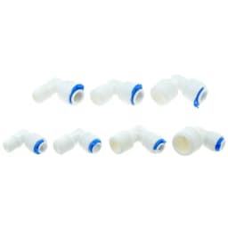 RO Water Quick Pipe Fitting 1/4 3/8 OD Hose 1/8 1/4 1/2 3/8 Male Female Thread Plastic Connector Reverse Osmosis Water Purifies