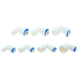 RO Water Quick Pipe Fitting 1/4 3/8 OD Hose 1/8 1/4 1/2 3/8 Male Female Thread Plastic Connector Reverse Osmosis Water Purifies