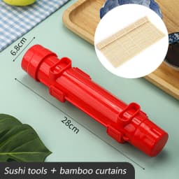 Push-type Sushi Mold Instant Diy Seaweed Rice Ball Maker Seaweed Rice Ball Tool Set Household Full Set Accessories Kitchen Molds