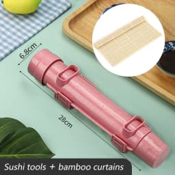 Push-type Sushi Mold Instant Diy Seaweed Rice Ball Maker Seaweed Rice Ball Tool Set Household Full Set Accessories Kitchen Molds