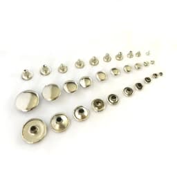 100sets 3mm~10mm Metal Single Cap Rivets Studs Round Rivet for Leather Craft Bag Belt Garments Hat Shoes Pet Collar Decor