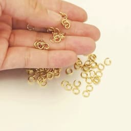 100pcs Lot 4 6 8 10mm Gold Stainless Steel Jump Rings Open Split Ring Connectors for DIY Jewelry Making Supplies Wholesale Items