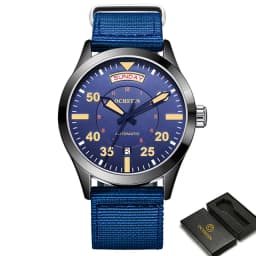 Pilot Men's Watches OCHSTIN Automatic Mechanical Men Watch Military Outdoor Waterproof Wristwatch Date Week Dial Gift For Male