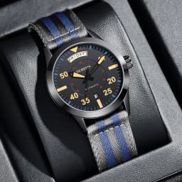 Pilot Men's Watches OCHSTIN Automatic Mechanical Men Watch Military Outdoor Waterproof Wristwatch Date Week Dial Gift For Male
