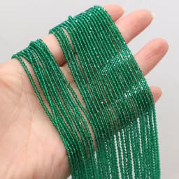 Round Beads Section 2mm Natural Semi-Precious Stone Spinel Yellow Loose Bead for Women Jewelry Making DIY Bracelet Necklace 38cm