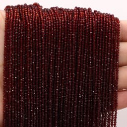 Round Beads Section 2mm Natural Semi-Precious Stone Spinel Yellow Loose Bead for Women Jewelry Making DIY Bracelet Necklace 38cm