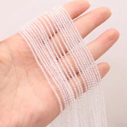 Round Beads Section 2mm Natural Semi-Precious Stone Spinel Yellow Loose Bead for Women Jewelry Making DIY Bracelet Necklace 38cm