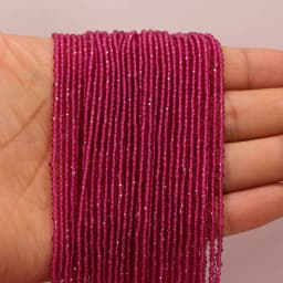 Round Beads Section 2mm Natural Semi-Precious Stone Spinel Yellow Loose Bead for Women Jewelry Making DIY Bracelet Necklace 38cm