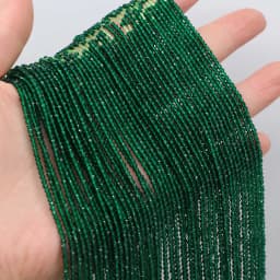 Round Beads Section 2mm Natural Semi-Precious Stone Spinel Yellow Loose Bead for Women Jewelry Making DIY Bracelet Necklace 38cm