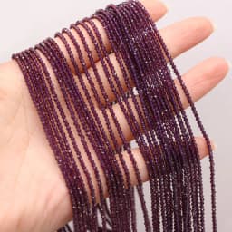 Round Beads Section 2mm Natural Semi-Precious Stone Spinel Yellow Loose Bead for Women Jewelry Making DIY Bracelet Necklace 38cm