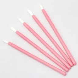 50 Pcs Disposable Nylon Lip Brush Lipstick Lip Glossy Wands Clean Applicator Lip Eyeshadow Gloss Brushes Cosmetic Makeup Tools