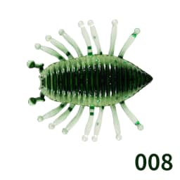 D1 Fishing Larva Worm Soft Lure 30mm 1.1g Floating Silicone Bait Artificial Freshwater Swimbait For Perch Trout Accessories