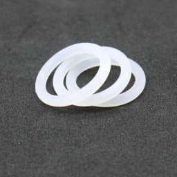 10/50pcs VMQ White Silicone Ring Gasket CS 2.4mm OD 8 ~ 30mm Food Grade Waterproof Washer Rubber Insulate O-Ring Rubber Ring